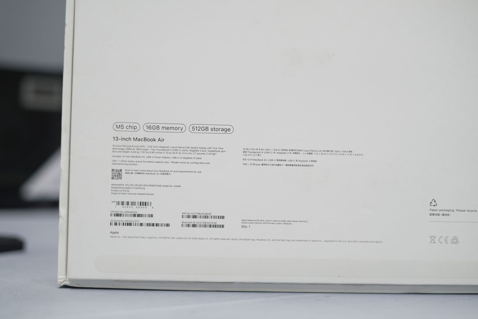 Macbook M5 Air (Singapore) BH 100% - Image 11