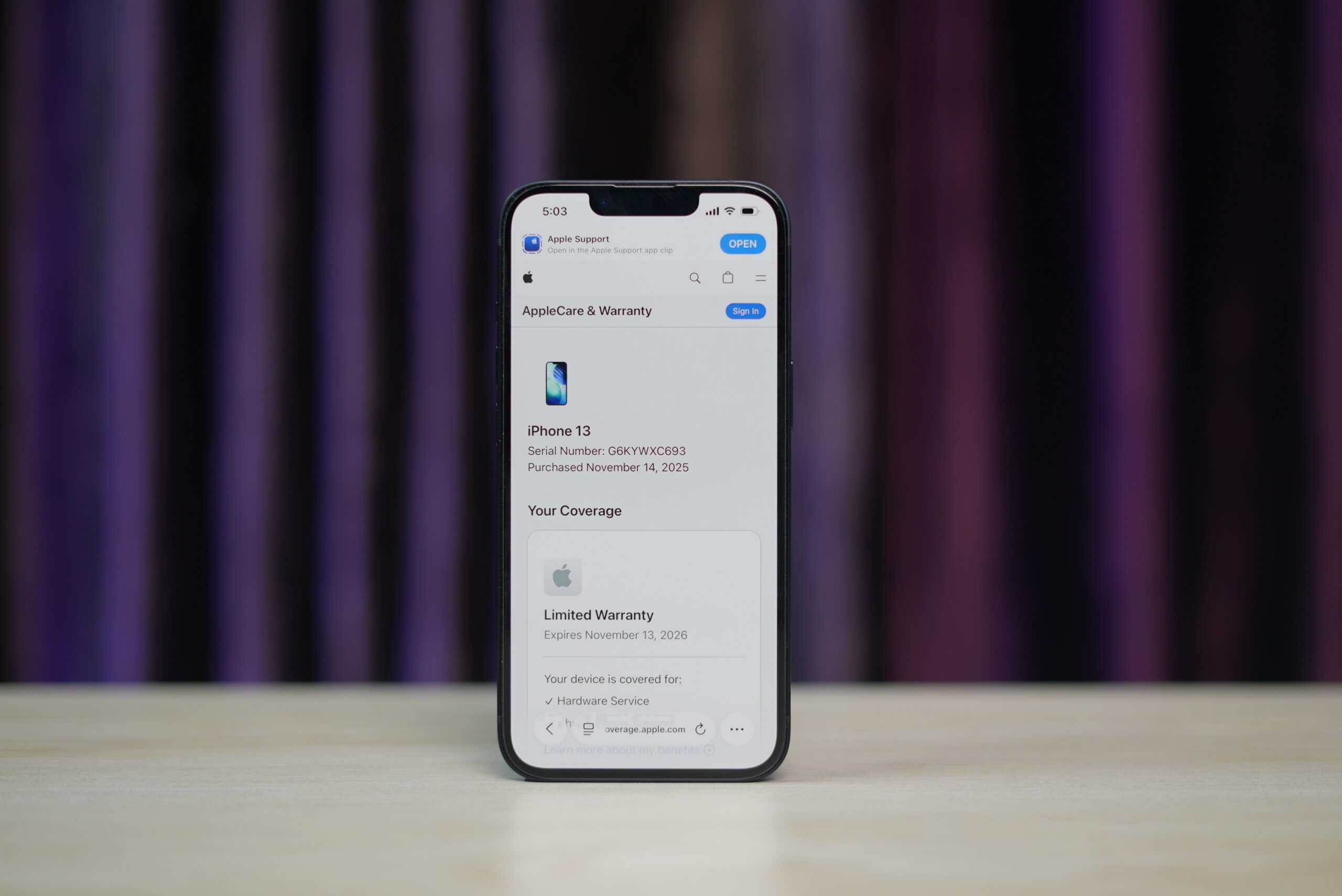 iPhone 13 (Midnight Blue) BH 100% - Image 5