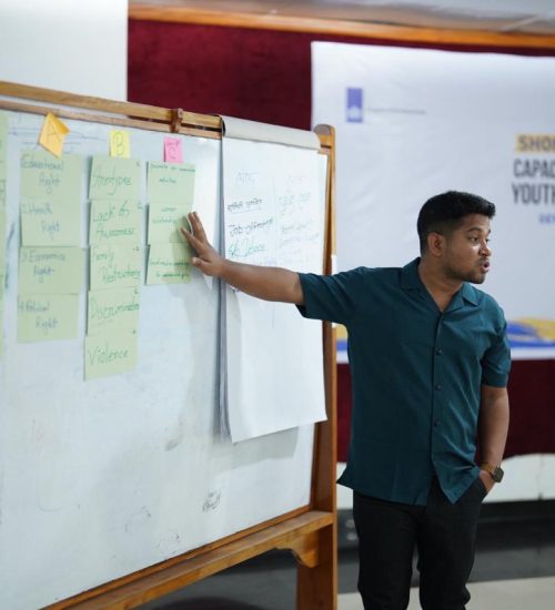 Home Riyad Mahmud A facilitator for the Shomotay Tarunno Project